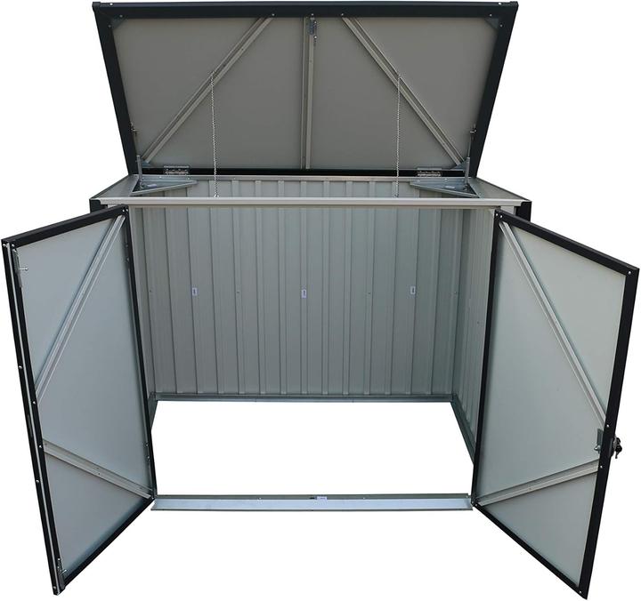 Image du produit Tepro Box pour poubelles, anthracite/blanc