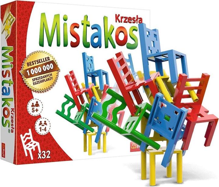 Produktbild Trefl Spiel Mistakos Stühle für 4 Personen
