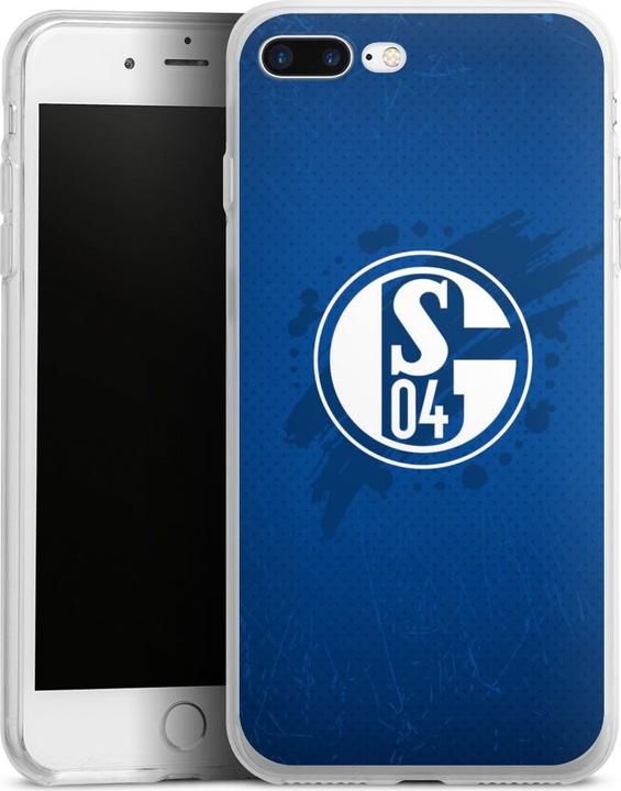 Produktbild DeinDesign Silikon Hülle für Apple iPhone 7 Plus Handyhülle Case Smartphone Schutzhülle Bundesliga FC Schalke (Apple iPhone 7 Plus)