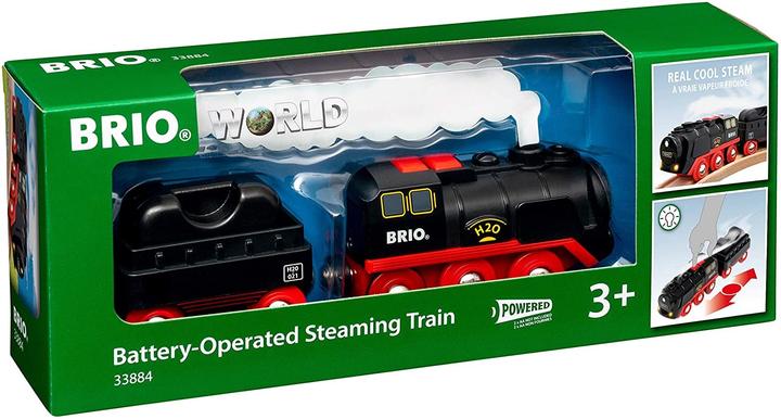 Image du produit Brio Locomotive à vapeur à piles avec réservoir d'eau