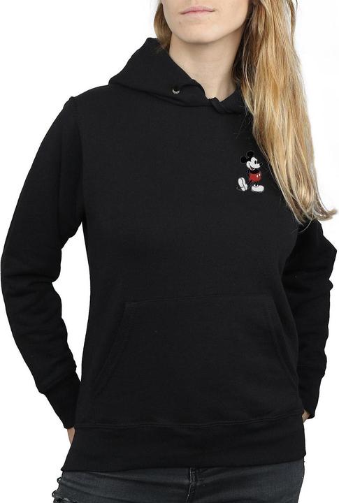 Immagine prodotto Disney Mickey Mouse Kickin Retro Chest Felpa con Cappuccio Donna (M)
