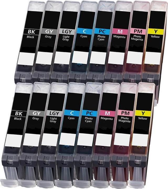 Produktbild Druckfuxx 16 Drucker Patronen für Canon CLI-65 PIXMA PRO 200 Tintenpatronen Mult