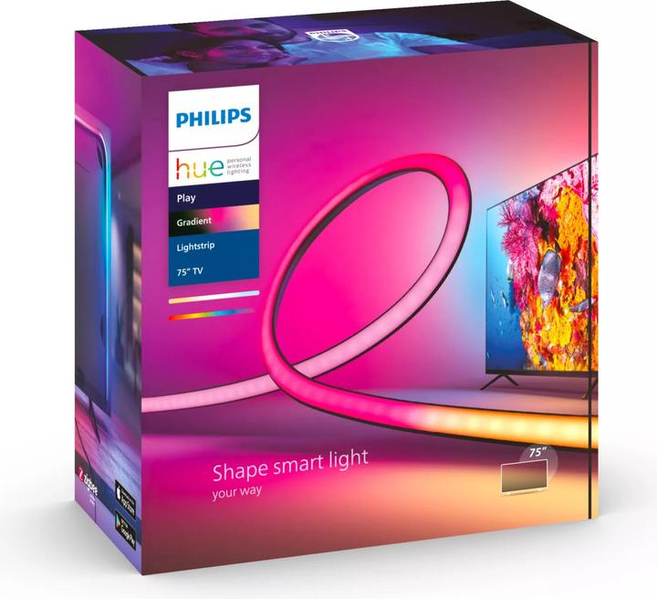 Produktbild Philips Hue Play Gradient Lightstrip 75" (RGBW, 304 cm, Indoor)