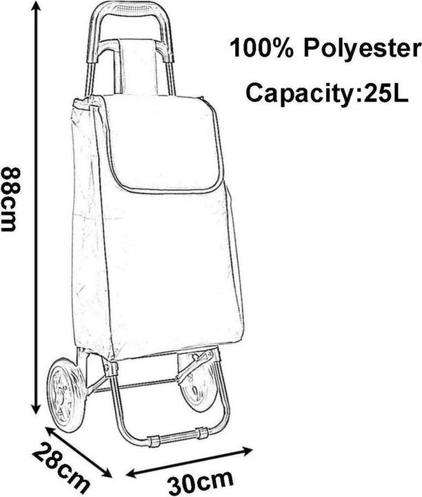Image du produit Edco Shopping trolley assortiert