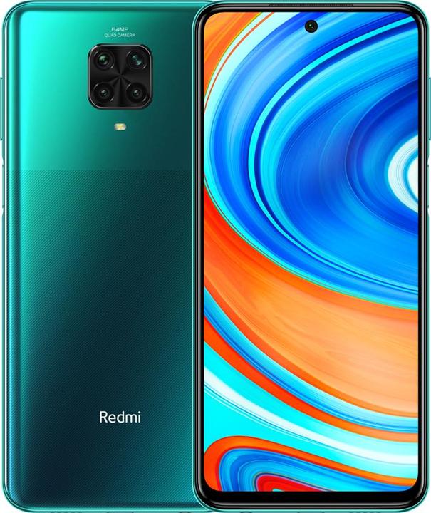 Image du produit Xiaomi Redmi Note 9 Pro (128 Go, Vert Tropical, 6.67", Double SIM + SD, 64 Mpx, 4G)