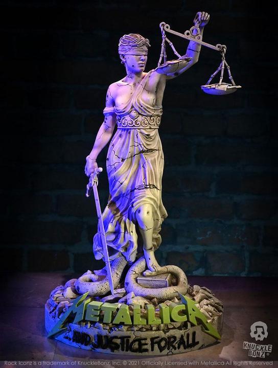 Knucklebonz Rock Iconz on Tour: Metallica - Lady Justice Statue