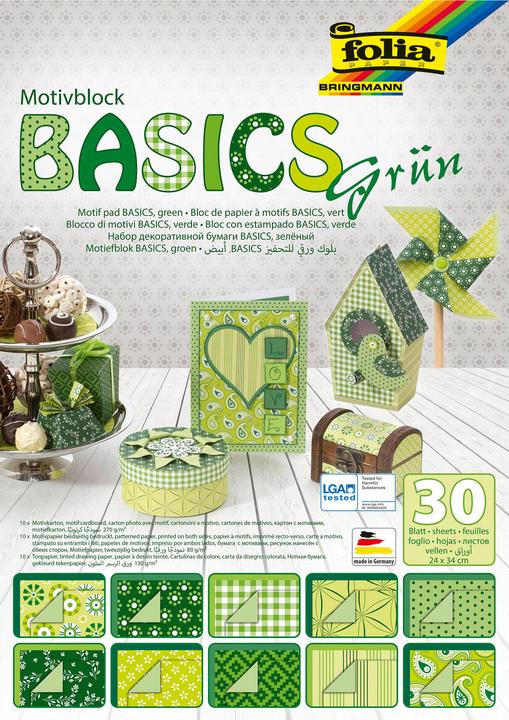Immagine prodotto Folia Basi del blocco di motivi (270 g/m², 30 x)