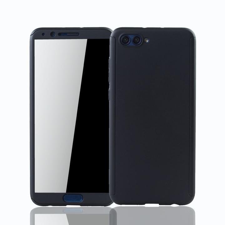 Produktbild König Design Hülle Handy Schutz für Huawei Honor View 10 360 Case Cover Displayschutz Schwarz (Honor View 10)