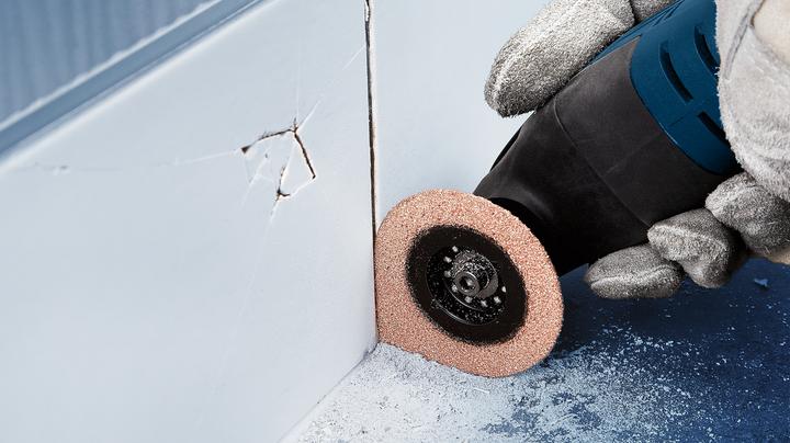 Produktbild Bosch Professional Zubehör EXPERT 3 max AVZ 70 RT4 Platte zum Entfernen von Fugen für Multifunktionswerkzeuge, 70 mm, 10 Stück (P40)
