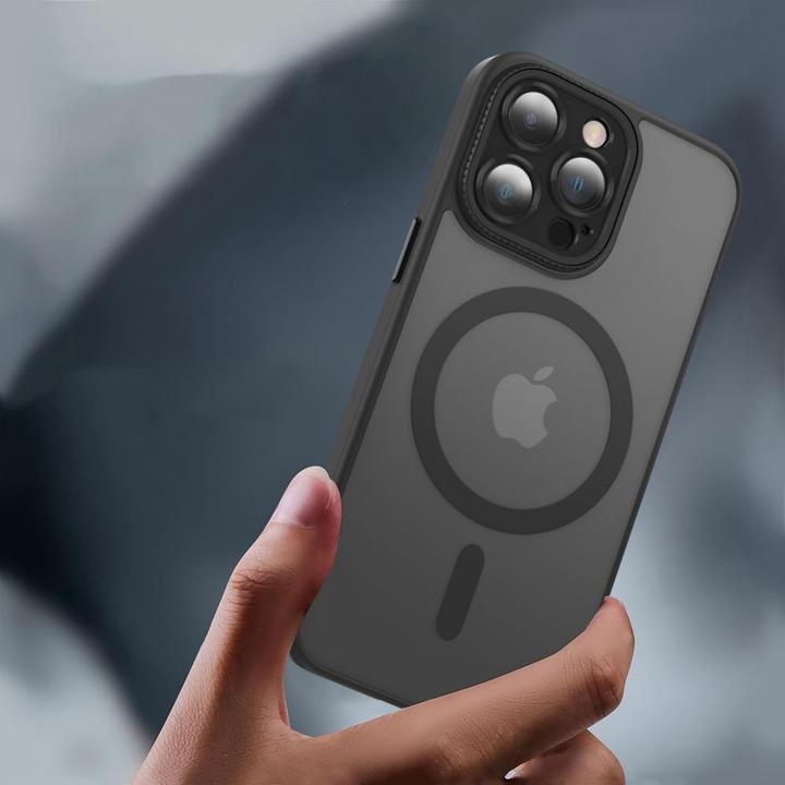 Image du produit Tech-Protect MagMat Cam+ MagSafe étui pour iPhone 15 Pro Max - noir mat (Apple iPhone 15 Pro Max)