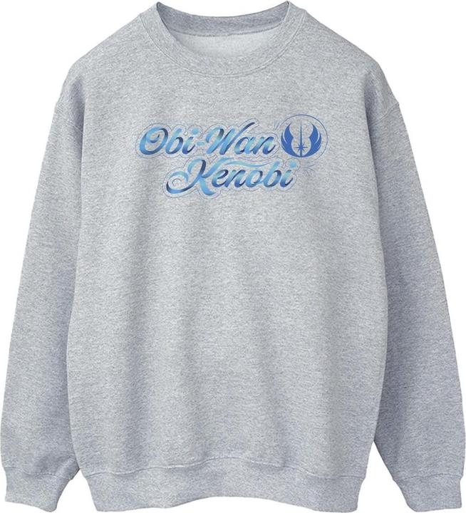 Star Wars ObiWan Kenobi Ribbon Font Sweatshirt (S)