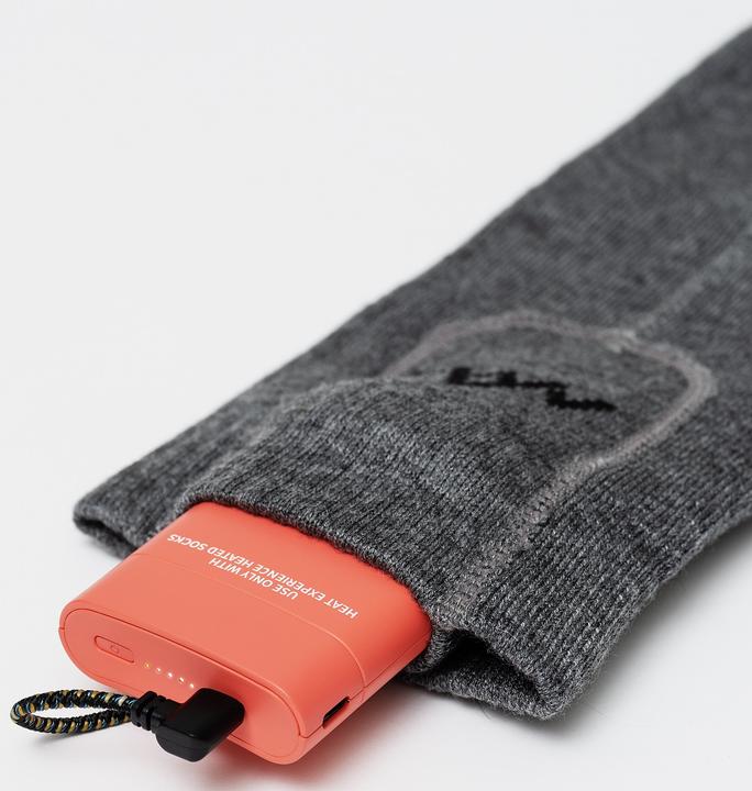 Actual product image Heat Experience HeatX Heated Everyday Socks w/batt. V2 M Grey - EU40/42 (M)
