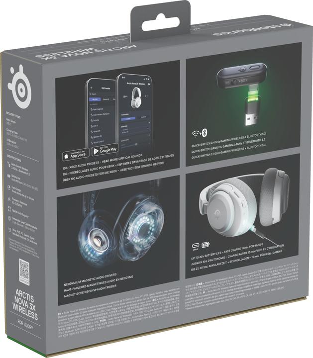 Produktbild SteelSeries Arctis Nova 3XW White (Kabellos)