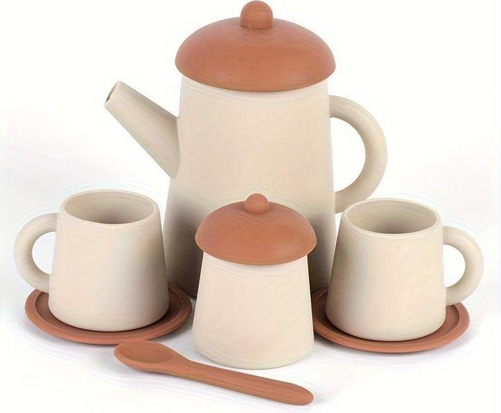 Activity Board BPA freies Silikon Küchenspielzeug Set, ungiftige Teetasse, Baby Kinder Kinder Küchenspielzeug