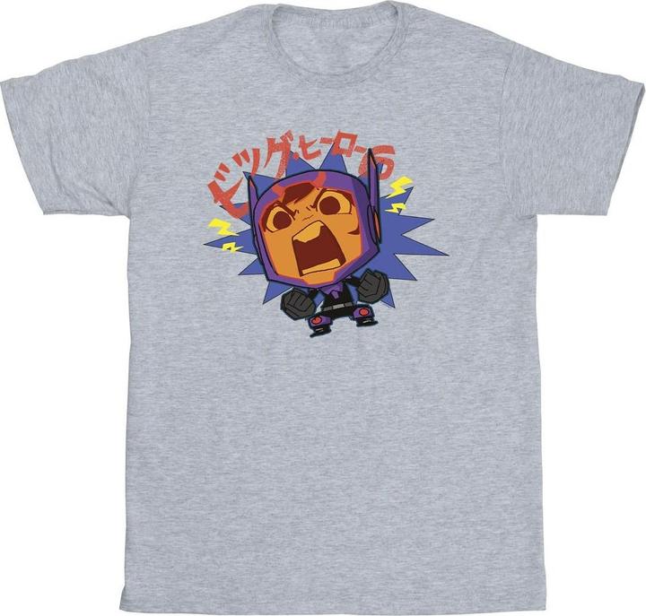 Disney Big Hero 6 Baymax Hiro Angry Manga TShirt