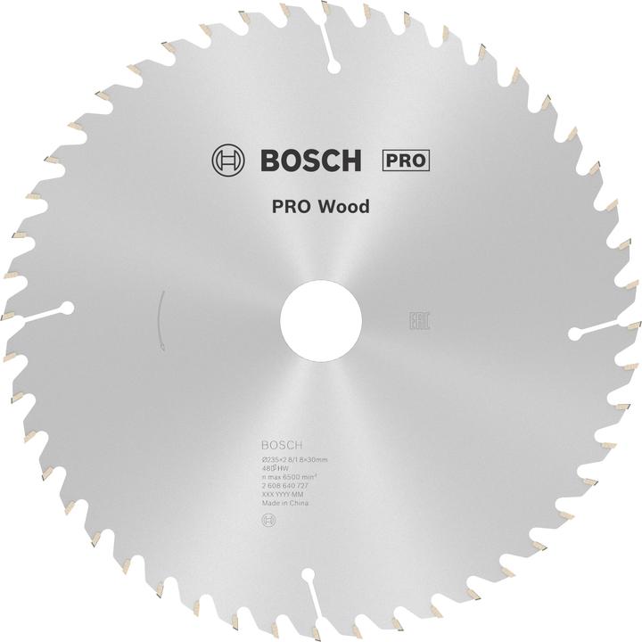 Produktbild Bosch Professional Zubehör PRO Wood Kreissägeblatt, 235 x 2.8 x 30 mm