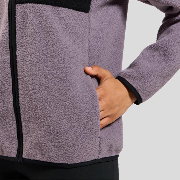 Actual product image Odlo Mid layer full zip ESSENTIAL HIGH PILE BLOCKED (M)