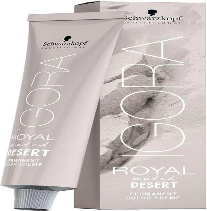 Actual product image Schwarzkopf Igora Royal Muted Desert 7-42 Medium Blonde Beige Ash 60 (7-42 Medium Blond Beige Ash)