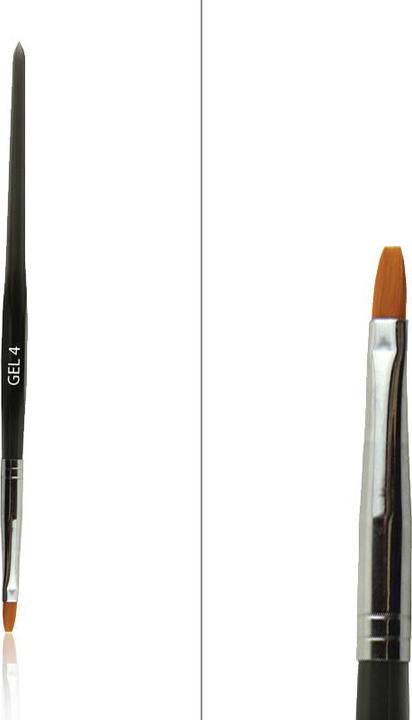 BrillBird Gel 4 Pinsel Schwarz (Nagellacktrockner)