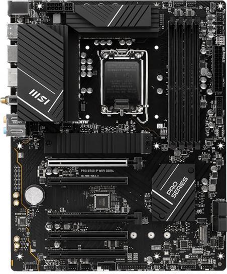 Image du produit MSI PRO B760-P WIFI DDR4 (LGA 1700, Intel B760, ATX)