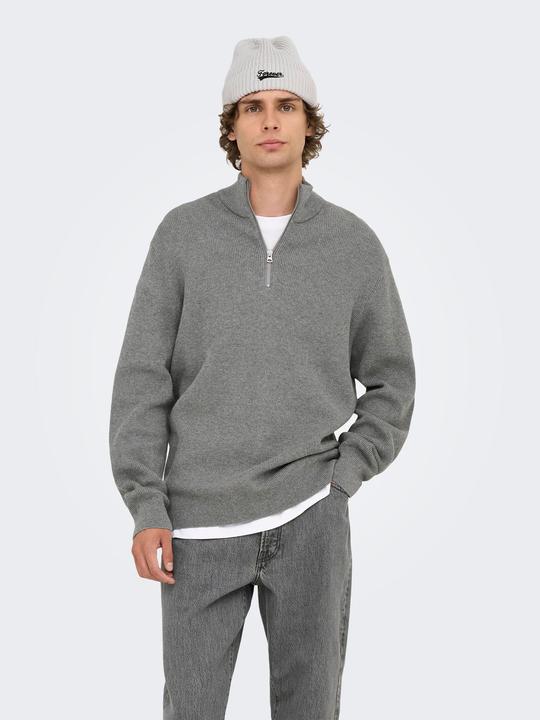 Immagine prodotto Only & Sons Onsphil Reg 12 Struc Half Zip Knit Noos (L)