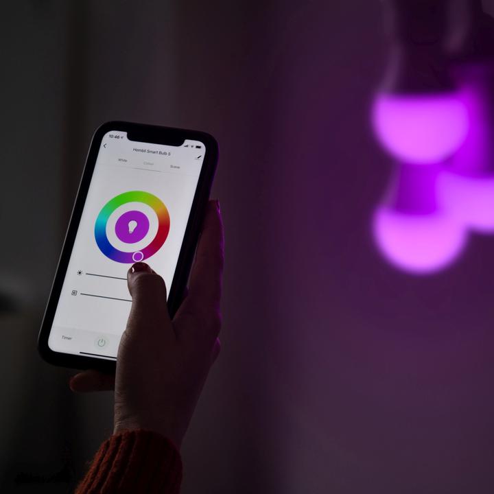 Actual product image Hombli Smart Bulb (E14, 4.50 W, 380 lm, 1 x, F)