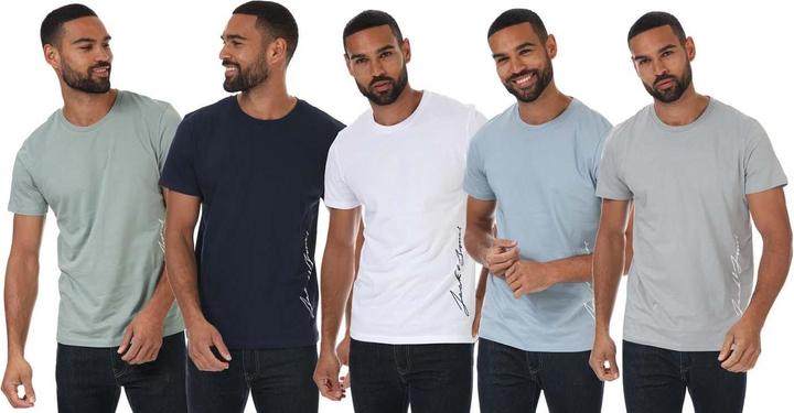 Jack & Jones TShirt Rundhalsausschnitt (5erPack) (S)