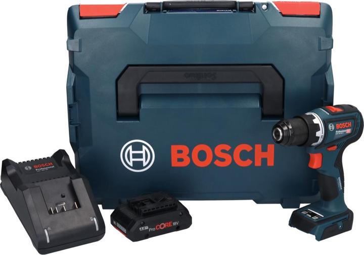 Productafbeelding Bosch Professional Bosch GSR 18V-90 C Professionele Perceuse-visseuse sans fil 64 Nm 18V Brushless + 1x accu (Zonder externe stroombron)