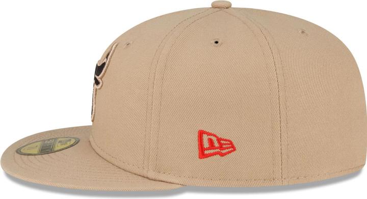 Actual product image New Era 59Fifty Fitted Cap - NBA Chicago Bulls camel - 7 1/8 (7 1/8)