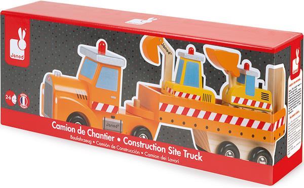 Actual product image Janod Story construction site lorry