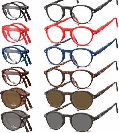 Produktbild Sunoptic Klappbare Lesebrillen Clever Black (+2.5)