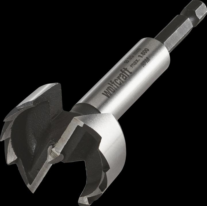 Produktbild wolfcraft wolfcraft 1 Forstnerbohrer Schaft 6-kant ø35x90mm (35 Millimeter)