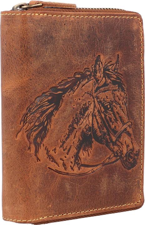 Image du produit Greenburry Porte-monnaie Vintage Signe du zodiaque en cuir 10 cm