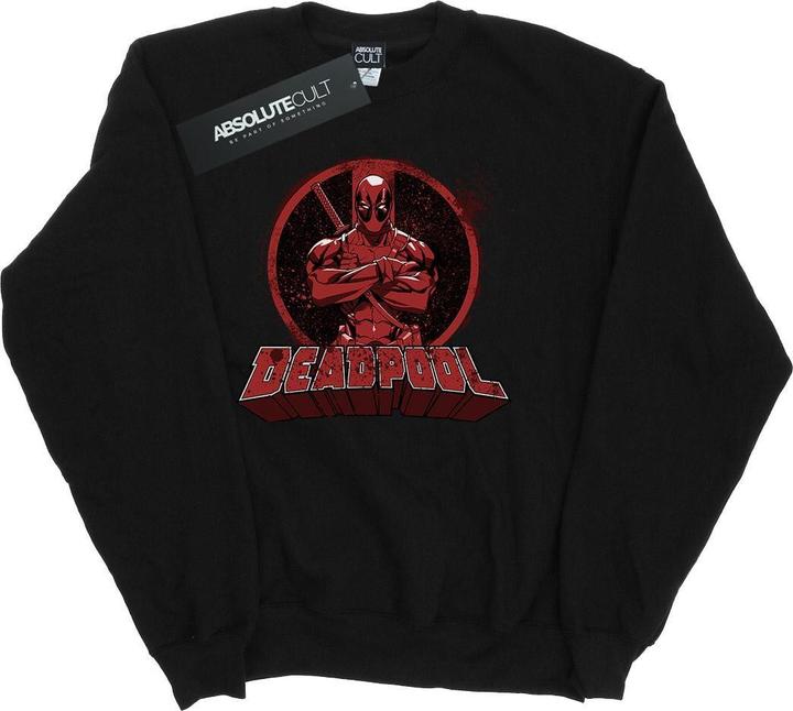 Deadpool Crossed Arms Logo Sweatshirt (3XL)