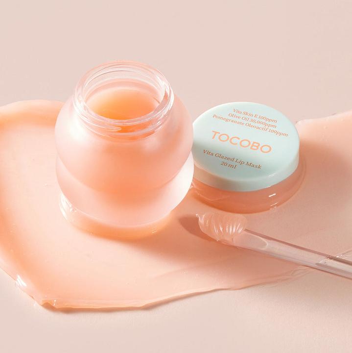 Actual product image Tocobo Vita Glazed Lip Mask 20ml Moisturizing Night Lip Care (Balm, 20 ml)