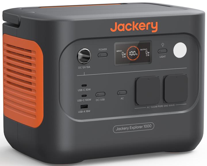 Image du produit Jackery Explorer 1000 (1070 Wh, 10.80 kg)