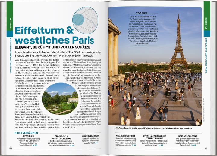 Produktbild Reiseführer Paris (Deutsch, Madeleine Rothery, Alexis Averbuck, Nicola Leigh Stewart, Fabienne Fong Yan, Jean-Bernard Carillet, Rooksana Hossenally, 2024)