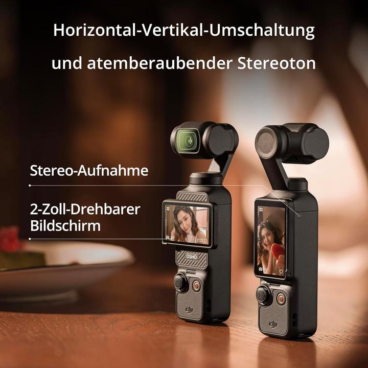 Actual product image DJI Osmo Pocket 3 Kreativ Bundle mit 4K Vlog Kamera (120p)