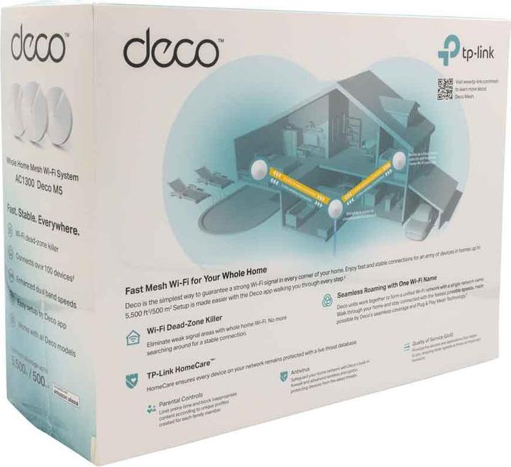 Produktbild TP-Link Deco M5 AC1300 3er Set