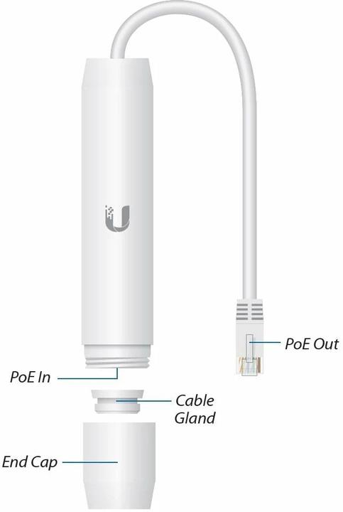 Produktbild Ubiquiti Instant IEEE 802.3af GE Adapter (Netzwerk Zubehör)