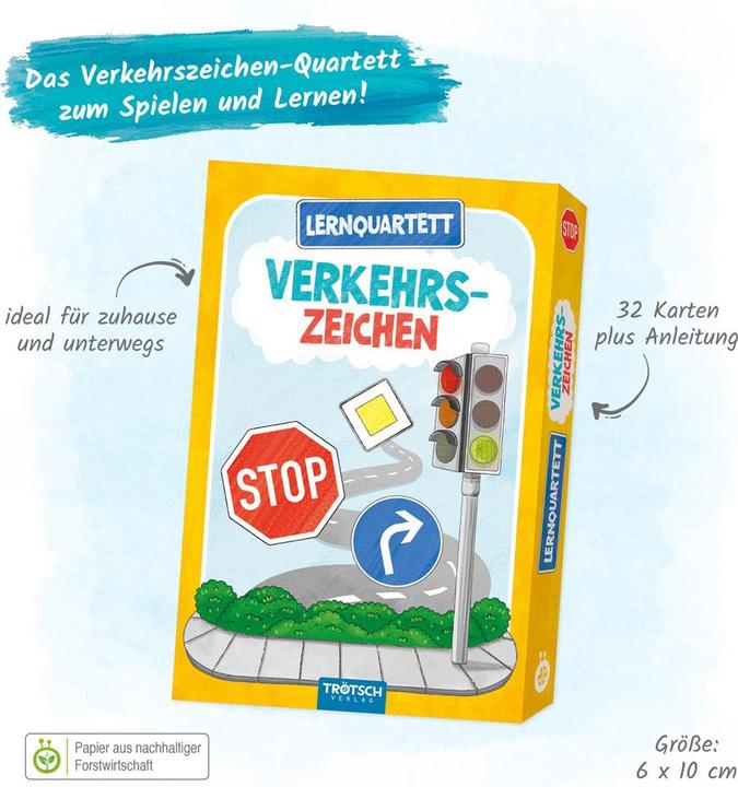 Produktbild Magni Trötsch Lernquartett Verkehrszeichen (Deutsch)
