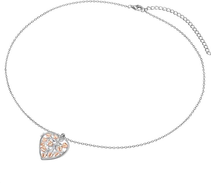 Immagine prodotto Rafaela Donata Cuore da donna in argento/oro rosa 42,0 cm di base + 7,0 cm di estensione - 11706 (Argento, 42 - 49 cm)