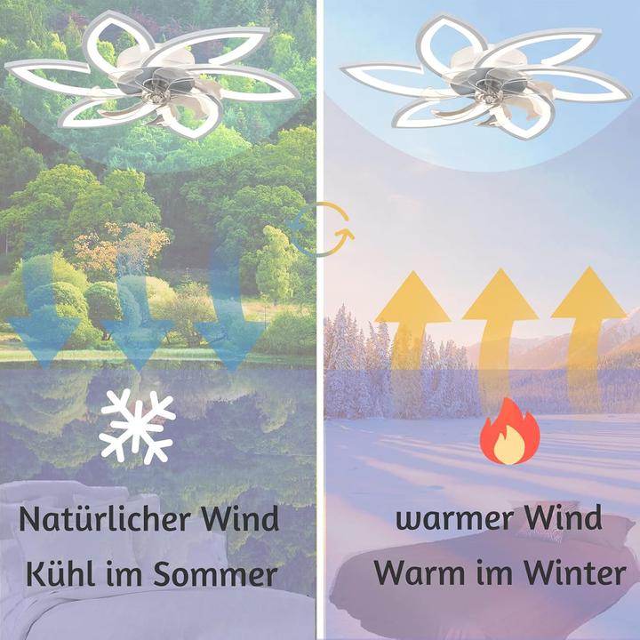 Actual product image Wildcat Deckenventilator mit LED und Fernbedienung, App-Steuerung
