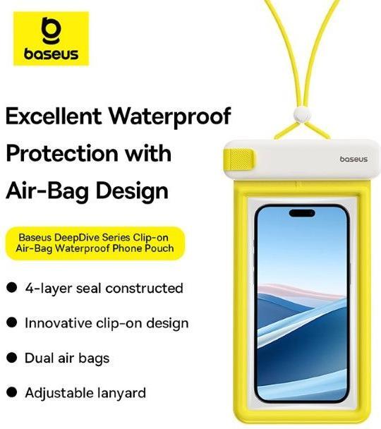 Produktbild Baseus DeepDive Series Universelle Wasserdichte Smartphone Handy Beutel Schutzhülle (Universal)