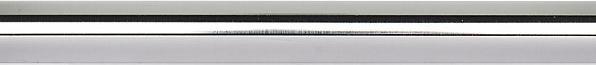 Actual product image kaiserkraft Ceiling rod for ECO GENUINO-L, length 600 mm, brushed chrome.
