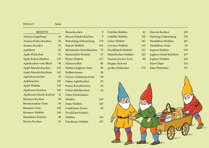 Produktbild Zwergenstübchen Das grosse Backbuch (Deutsch, Manfred Rohrbeck, Eva Zeidler, Elke & Timo Schuster, Johanna Ignjatovic, Timo Schuster, 2022)
