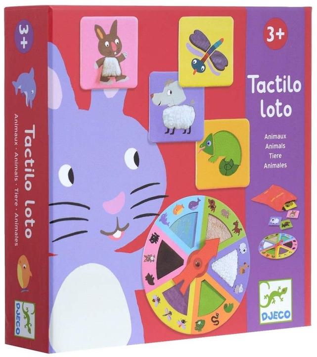 Produktbild Djeco Lernspiel Tactilo loto (Deutsch, Französisch, Italienisch, Englisch)
