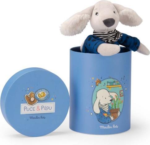 Produktbild Moulin Roty Plüschtier Hund in Dose, Puce & Pilou (13.50 cm)