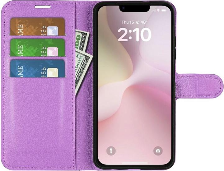 Actual product image Cover-Discount iPhone 16e - Leder Etui Hülle (Apple iPhone 16e)