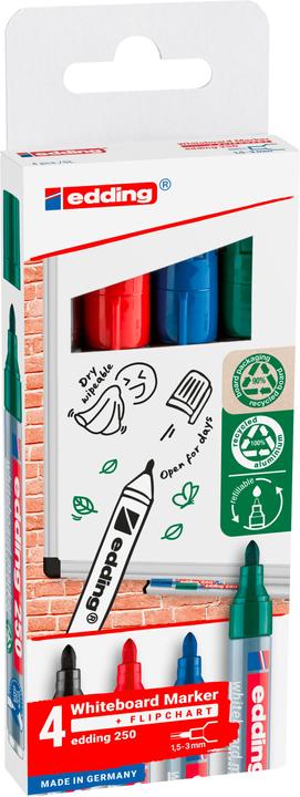Immagine prodotto Edding 250 (Multicolore, 3 mm, 4 x)